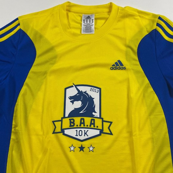 Adidas 2013 Boston Marathon 10K Top Shirt Mens Medium Running Gym Training - Picture 3 of 9